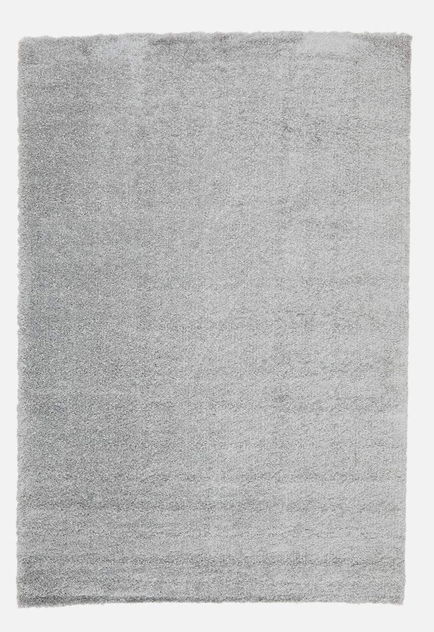 Gipsy shaggy rug plain grey - 200x300