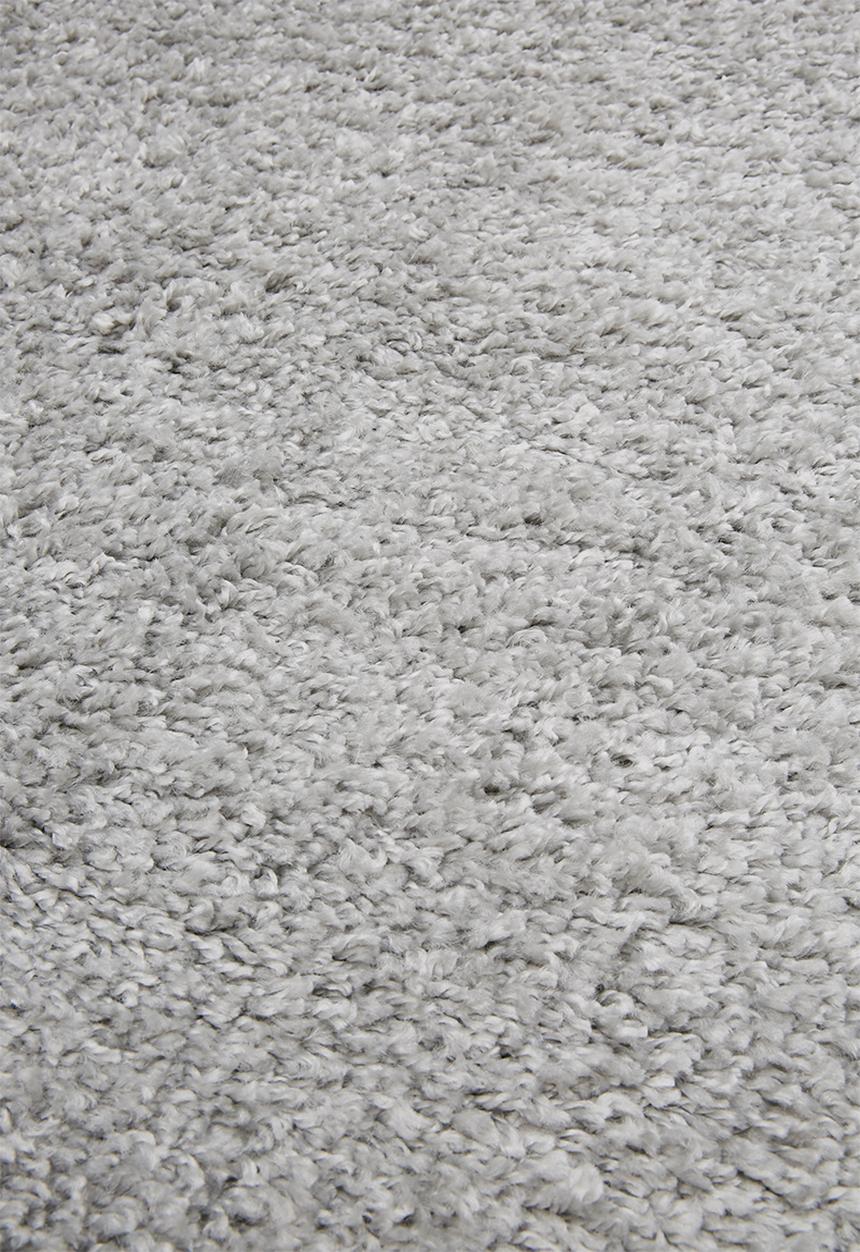 Gipsy shaggy rug plain grey - 200x300