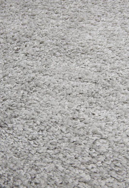 Gipsy shaggy rug plain grey - 200x300