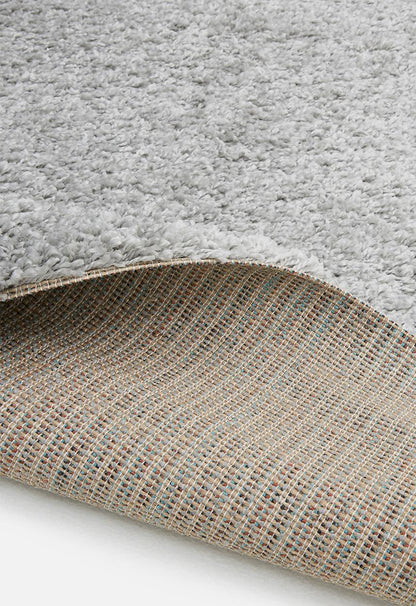 Gipsy shaggy rug plain grey - 200x300