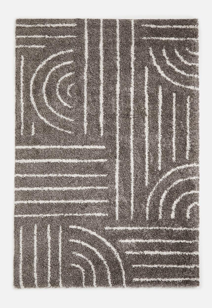 Shaggy Sketch Taupe - 200x300