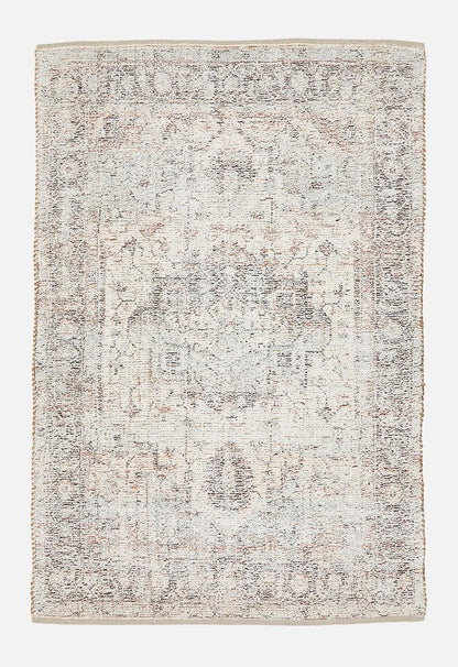 Jute & Wool Antique Rug Multi - 300x400