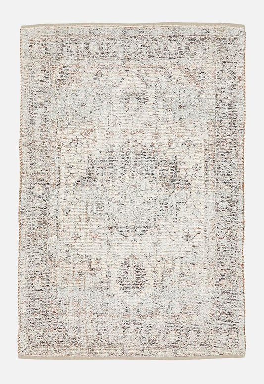 Jute & Wool Antique Rug Multi - 300x400