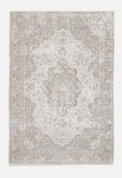 Cotton Blend Woven Antique Rug Natural - 200x300