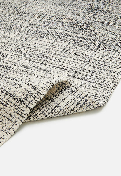 Textured Cotton Rug - Grey 300 x 400