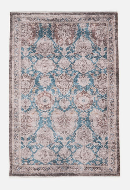 Eve Plush Woven Floral Rug Rust - 160x230