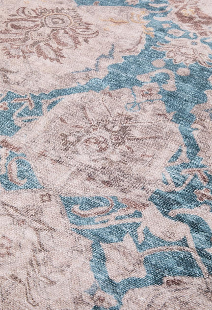 Eve Plush Woven Floral Rug Rust - 160x230