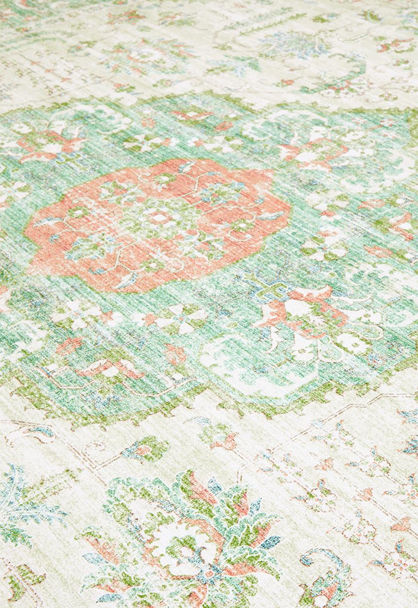 Evadene Antique Rug Green - 160x230
