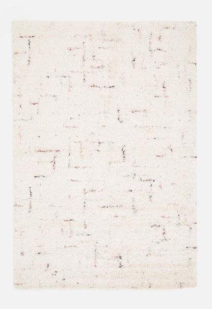 Shaggy Tetris rug natural - 160x230