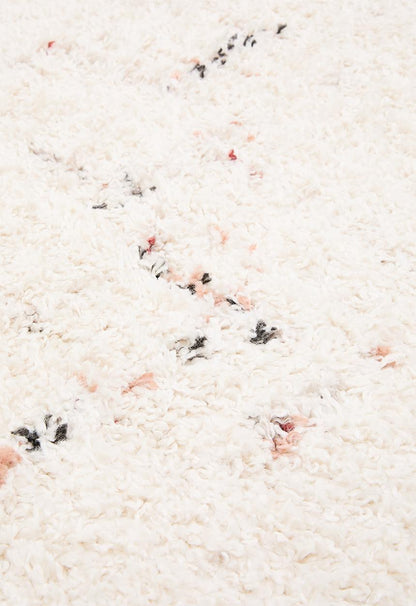 Shaggy Tetris rug natural - 160x230