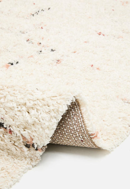 Shaggy Tetris rug natural - 160x230