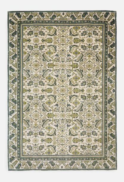 Jacquard Chenille Rug Green - 240 x 400