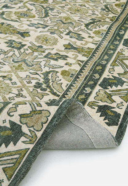 Jacquard Chenille Rug Green - 240 x 400