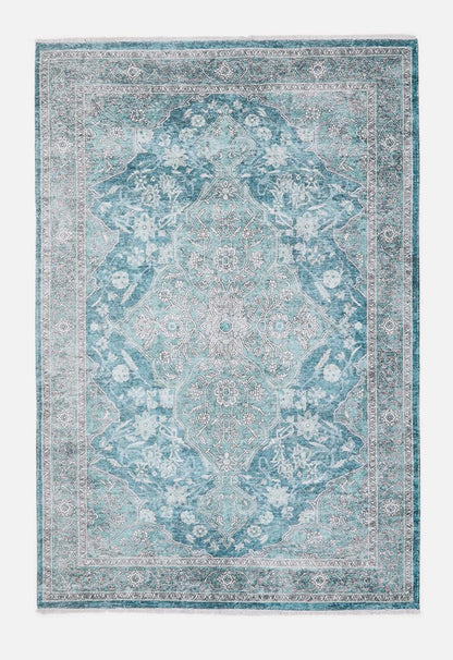 Eve Plush Woven Antique Rug Sage - 160 x 230