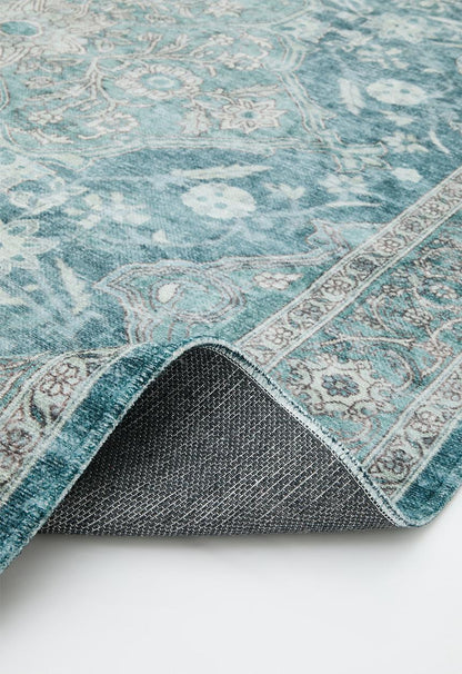Eve Plush Woven Antique Rug Sage - 160 x 230