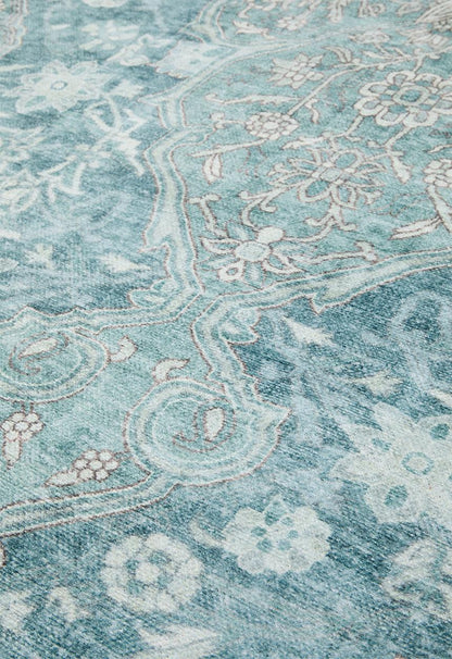 Eve Plush Woven Antique Rug Sage - 160 x 230