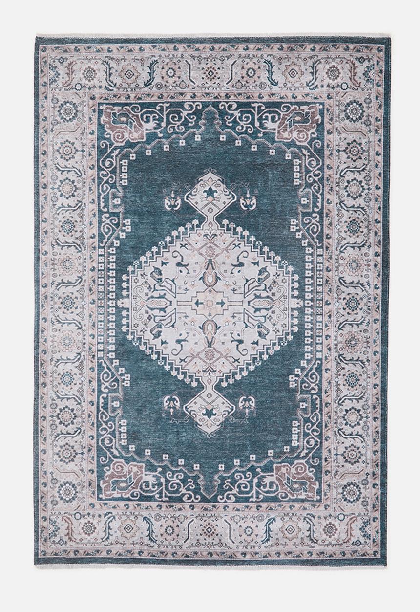 Eve Plush Woven Antique Rug Charcoal - 300 x 400