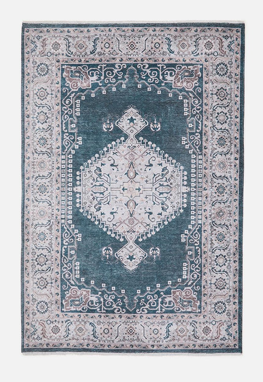 Eve Plush Woven Antique Rug Charcoal - 300 x 400