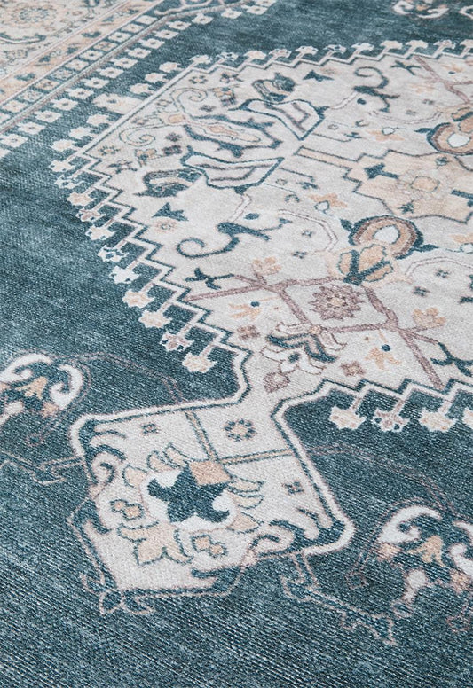 Eve Plush Woven Antique Rug Charcoal - 300 x 400