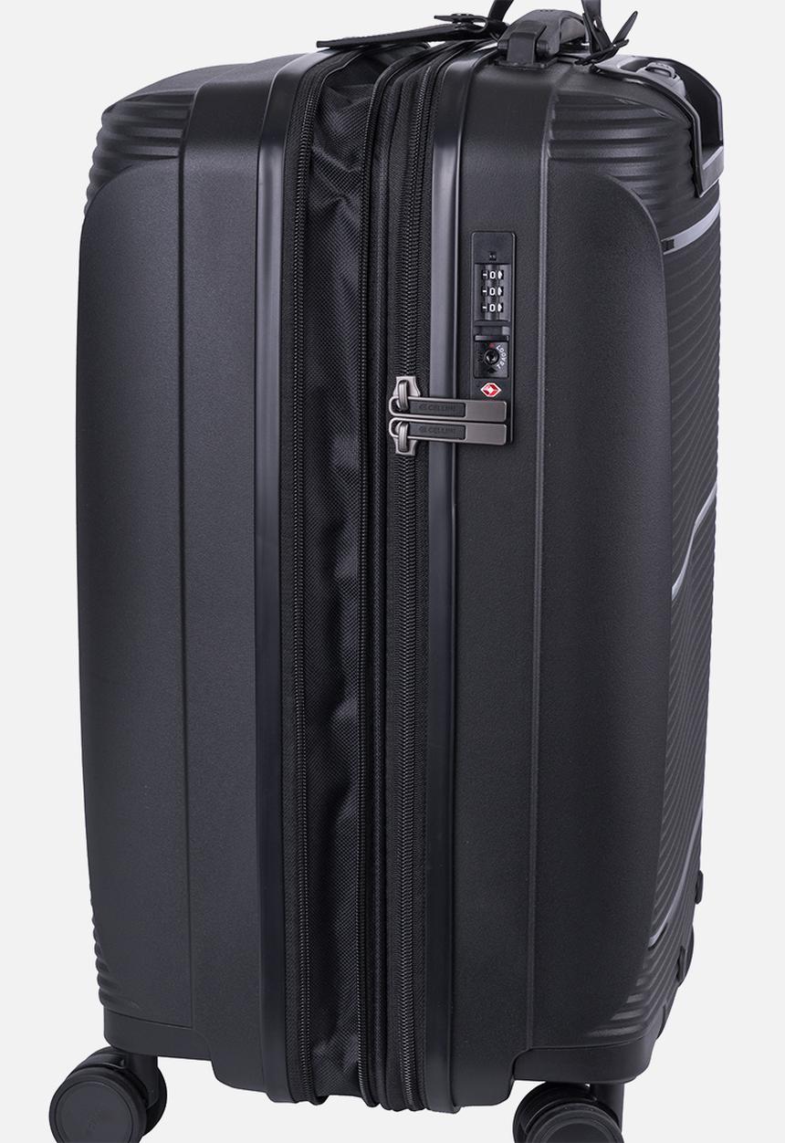 QWEST CARRY ON TROLLEY CASE - BLACK