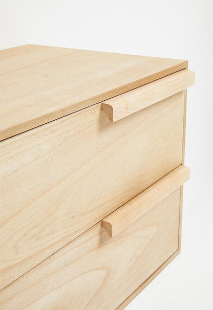 Amal Floating Bedside Table - Natural.