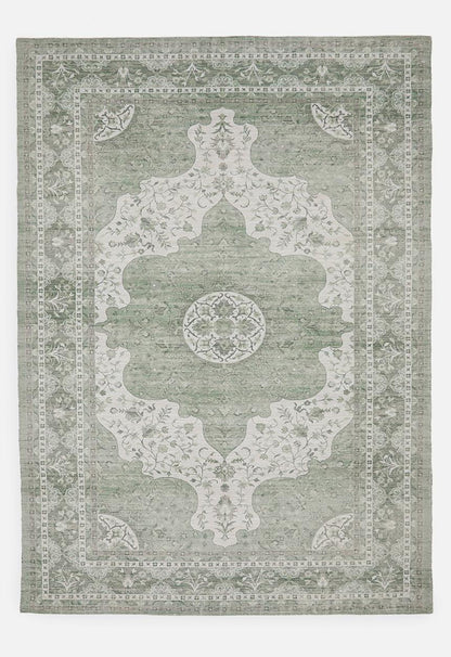 Soren Chenille Distressed Floral Rug Multi - 300 x 400