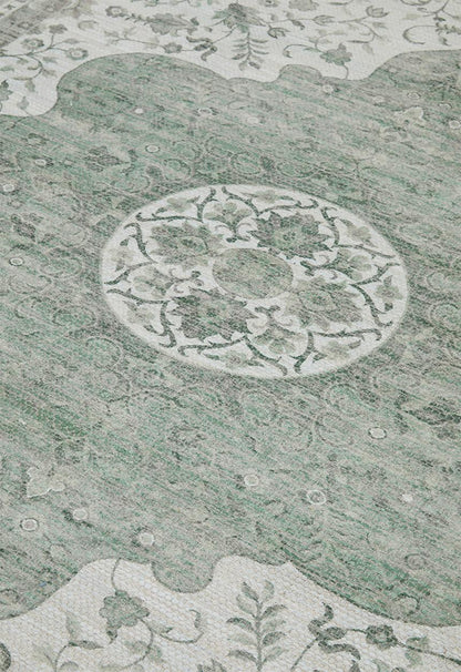 Soren Chenille Distressed Floral Rug Multi - 300 x 400