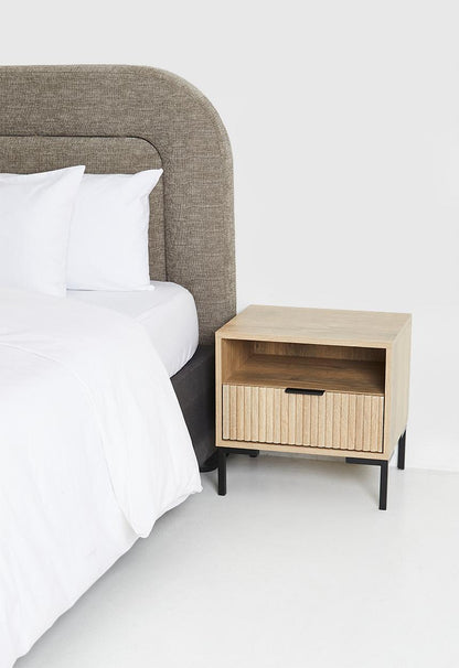 Carried Bedside Table- Natural.