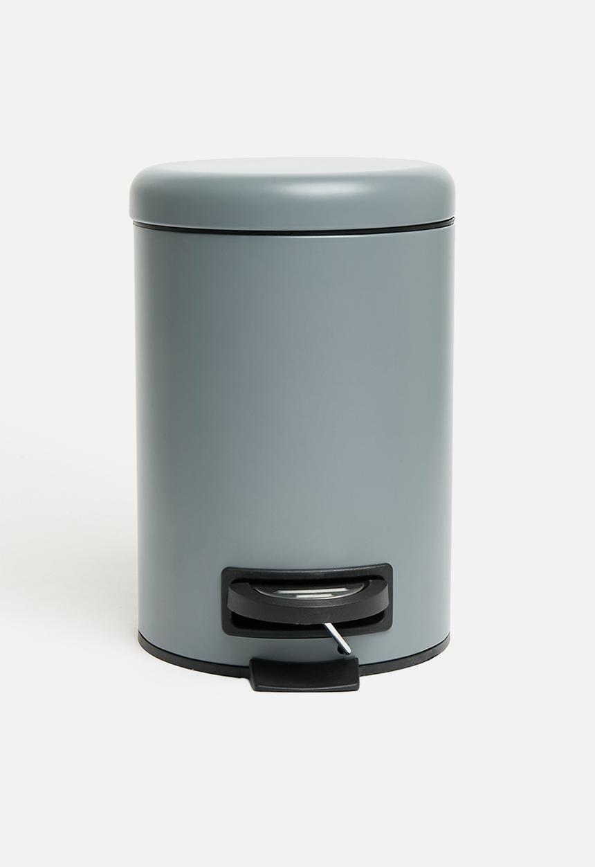 3l pedal bin - grey
