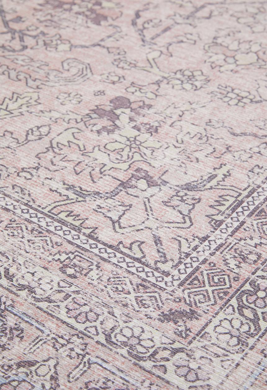 Arin Distressed Antique Rug Pink - 160x230