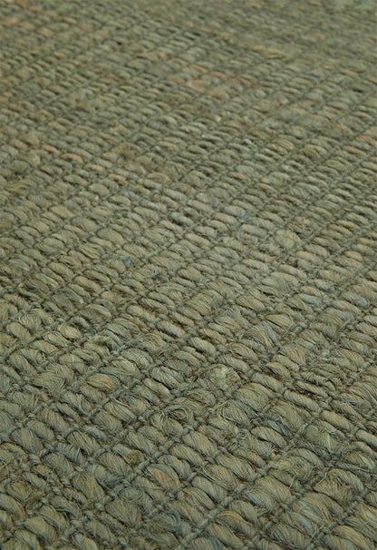 Boston Round Jut Rug Olive - 200cm Diameter