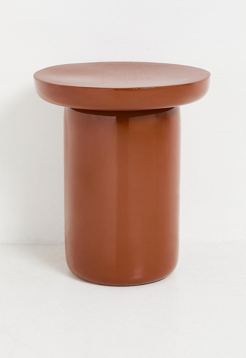 Poppy Side Table - rust