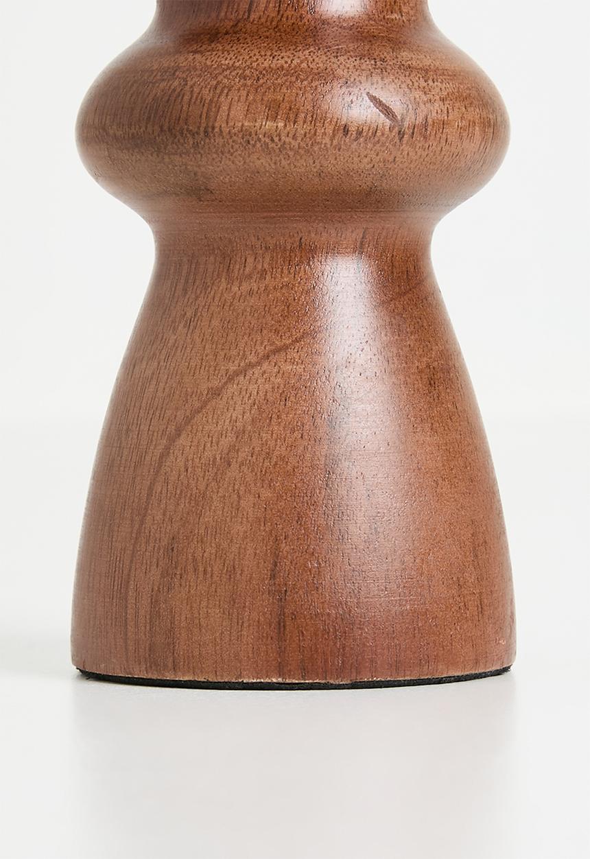 Cera dinner candle holder set of 2 - natural