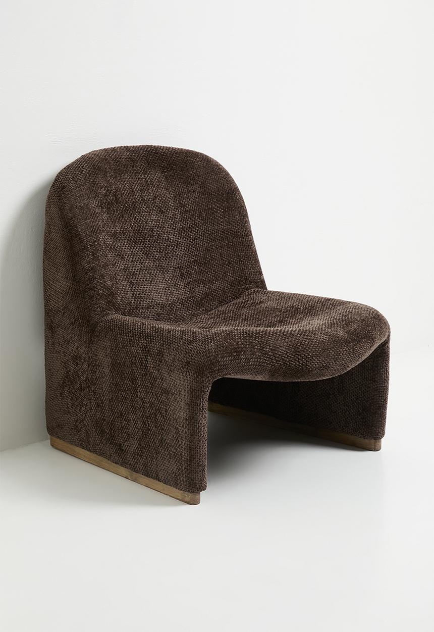 Harods Occasional Chair- Chocolate