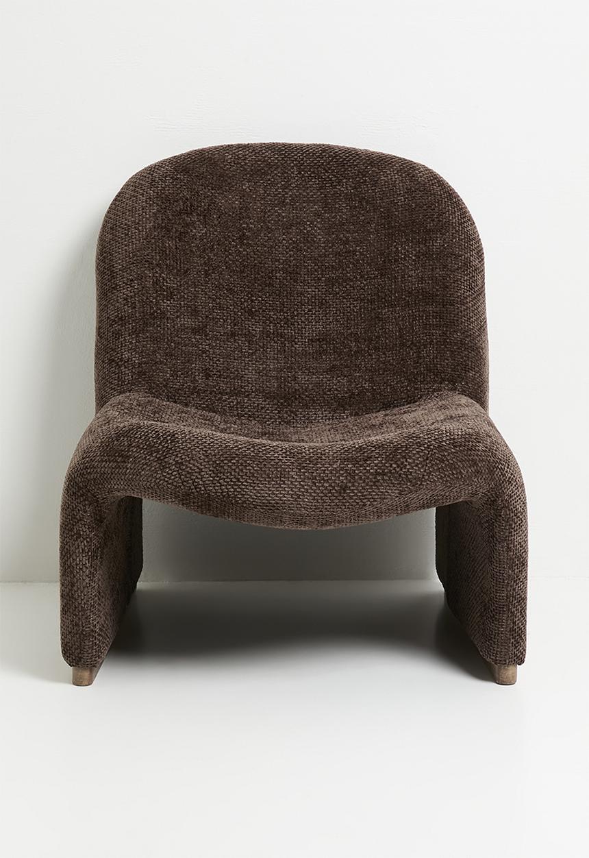 Harods Occasional Chair- Chocolate