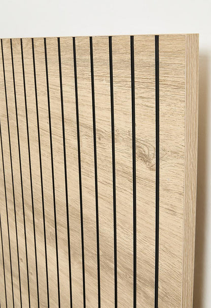 Soho Ribbed Headboard - Sand - King