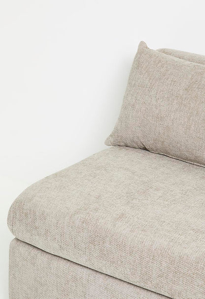 Starya armless 2 seater - stone