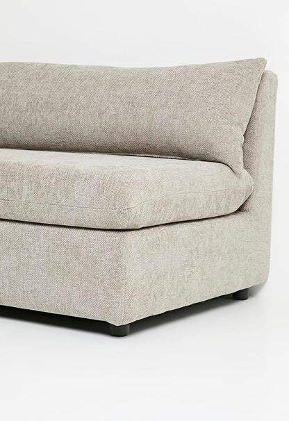 Starya armless 2 seater - stone