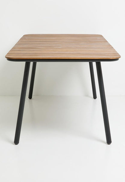 LORAIN outdoor dining table-natural 180cm L x 90cm W x 73.5cm H