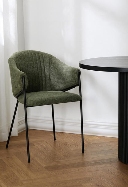 Olive dining chair - Green