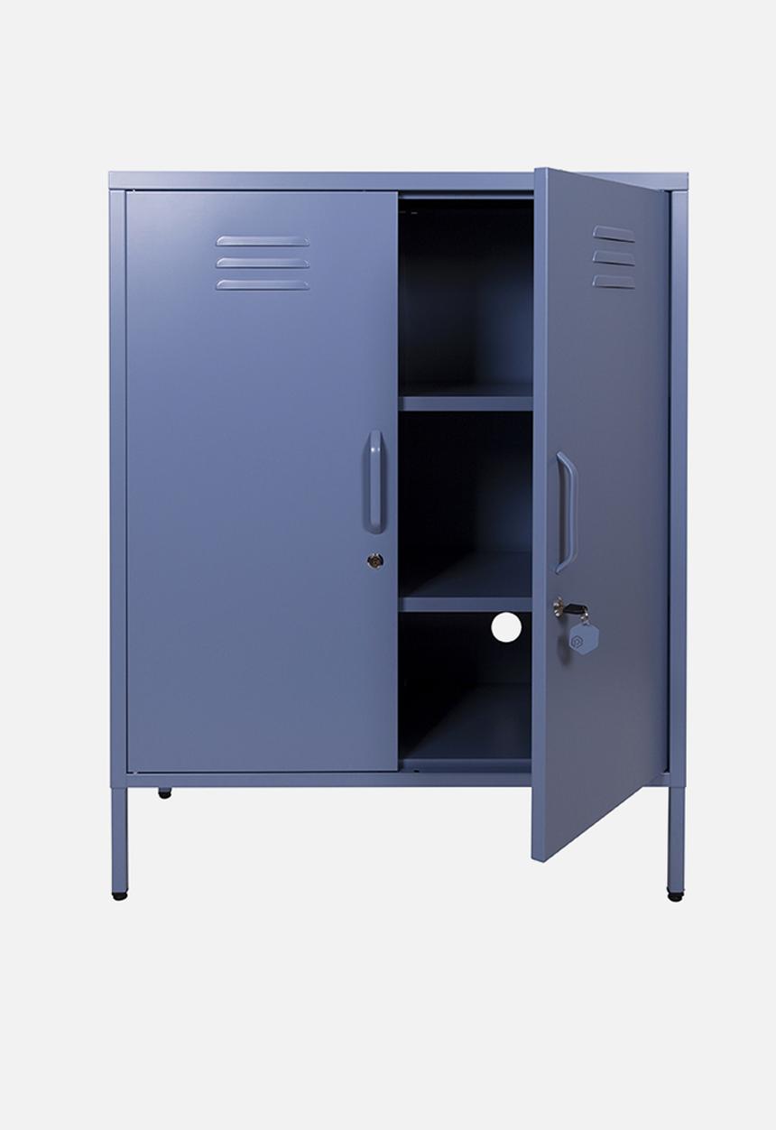 Popstrukt Sugar cube storage cabinet - pigeon blue