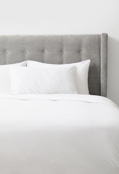 Billy Button Headboard - Grey - Queen