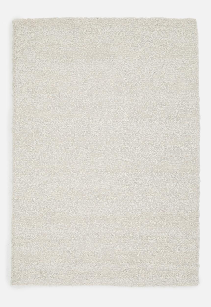 Handwoven Textured Rug Cream - 200 x 300