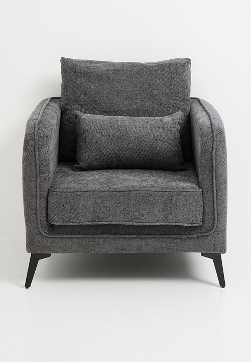 Magnus single seater sofa - smoke