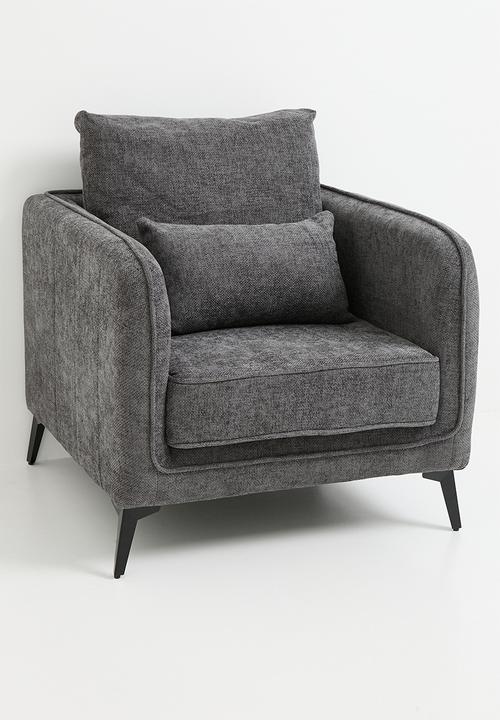 Magnus single seater sofa - smoke