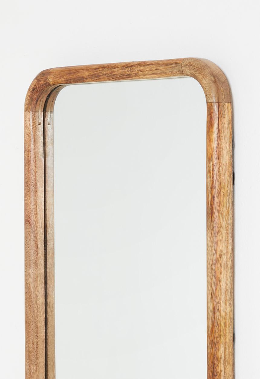 Full length rectangular mirror Natural