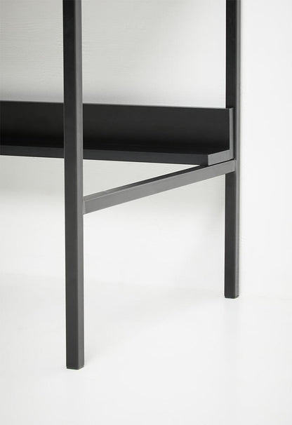 Optima Desk - Black 85.7cm H x 110.5cm L x 55cm W