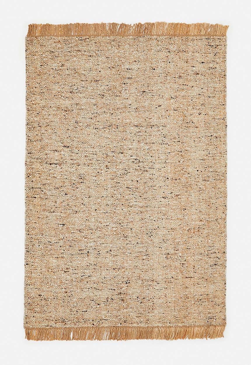 Katsuri Wool Jute Blend Rug Natural & Grey - 160 x 230