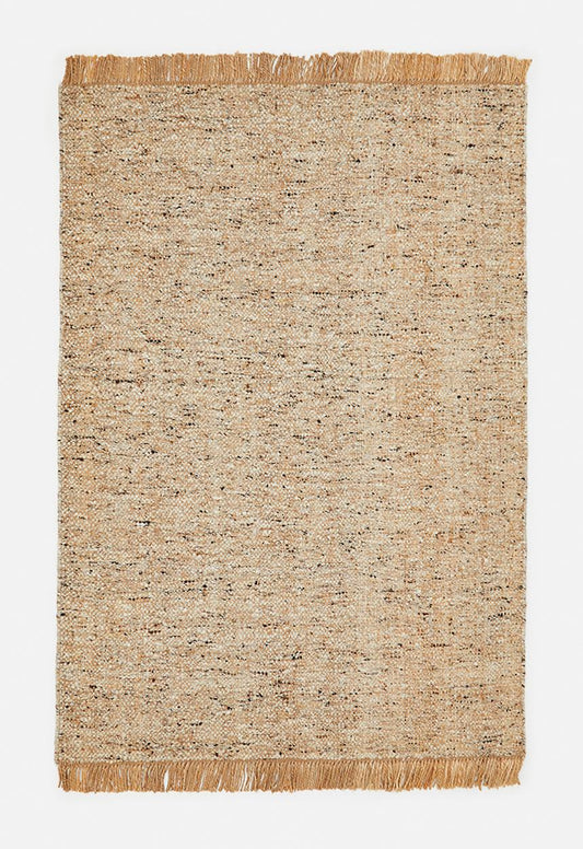 Katsuri Wool Jute Blend Rug Natural & Grey - 160 x 230