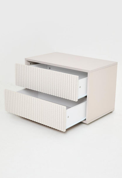 Alto 2 Drawer Pedestal - Taupe